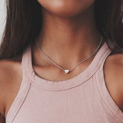 Minimalist Heart Necklace