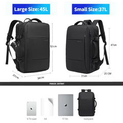 Backpack School Expandable USB Bag