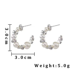 C Shape Earrings