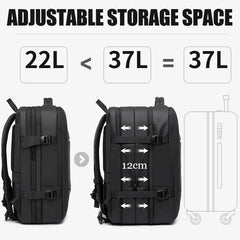 Backpack School Expandable USB Bag