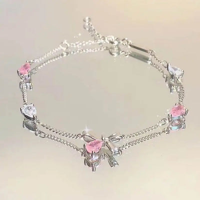 Crystal Flower Bracelet